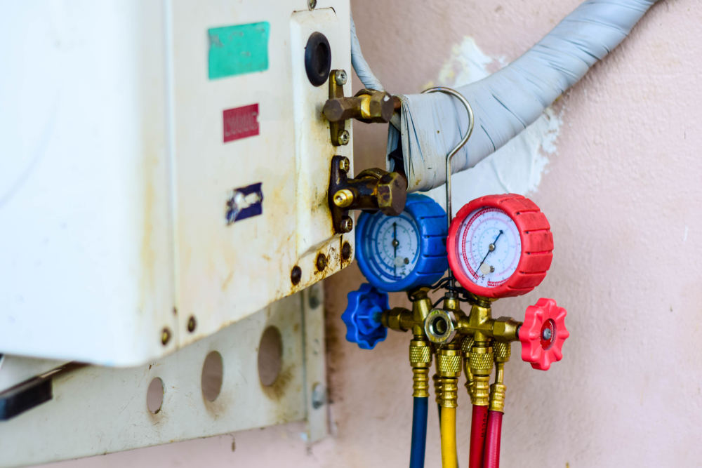 HVAC freon meters
